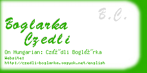 boglarka czedli business card